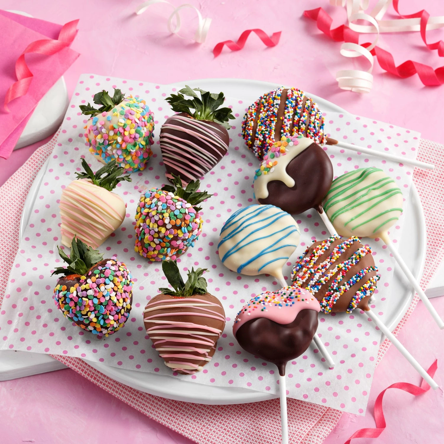 Belgian Chocolate Strawberries & Nibblers® Pop Combo 4 Belgian Chocolate Strawberries & Nibblers® Pop Combo - Image 2