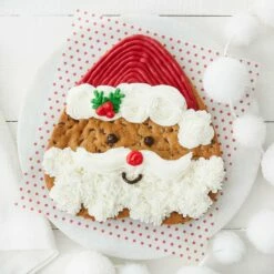 Must Be Santa Cookie Cake