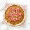 Custom Birthday Cookie Cake -MRS. FIELDS Sales Store 2022 MFC 4681 HBD Custom Cookie Cake Web Image 1600px 20380