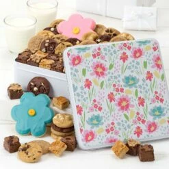 Flower Power Cookie Combo Tin