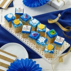 Hanukkah Rice Krispie Mini Gift Box
