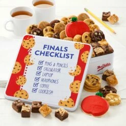 Finals Survival Checklist Cookie Combo Tin