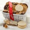 Cookie Combo White Basket -MRS. FIELDS Sales Store Web 22EVBSKT022 SmallBasket White 161