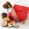 Crimson Valentine's Day Box -MRS. FIELDS Sales Store Web 23VBOXL044 CrimsonCookieBox 51636