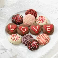 LOVE Belgian Chocolate-Covered Nibblers® Cookies