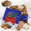 Merry Christmas Large Combo Tin -MRS. FIELDS Sales Store Web 23WCTIN032 LargeCombo MerryChristmasTin 348