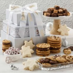 Snow Flurry Cookie Tower