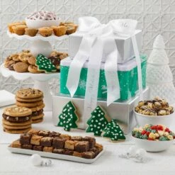 Holiday Forest Cookie Tower