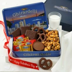 Happy Valentine's Day Ghirardelli Assortment Tin